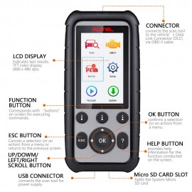 100% Original Autel MaxiDiag MD806 Pro Full System Diagnostic Tool As Same As Autel MD808 Pro