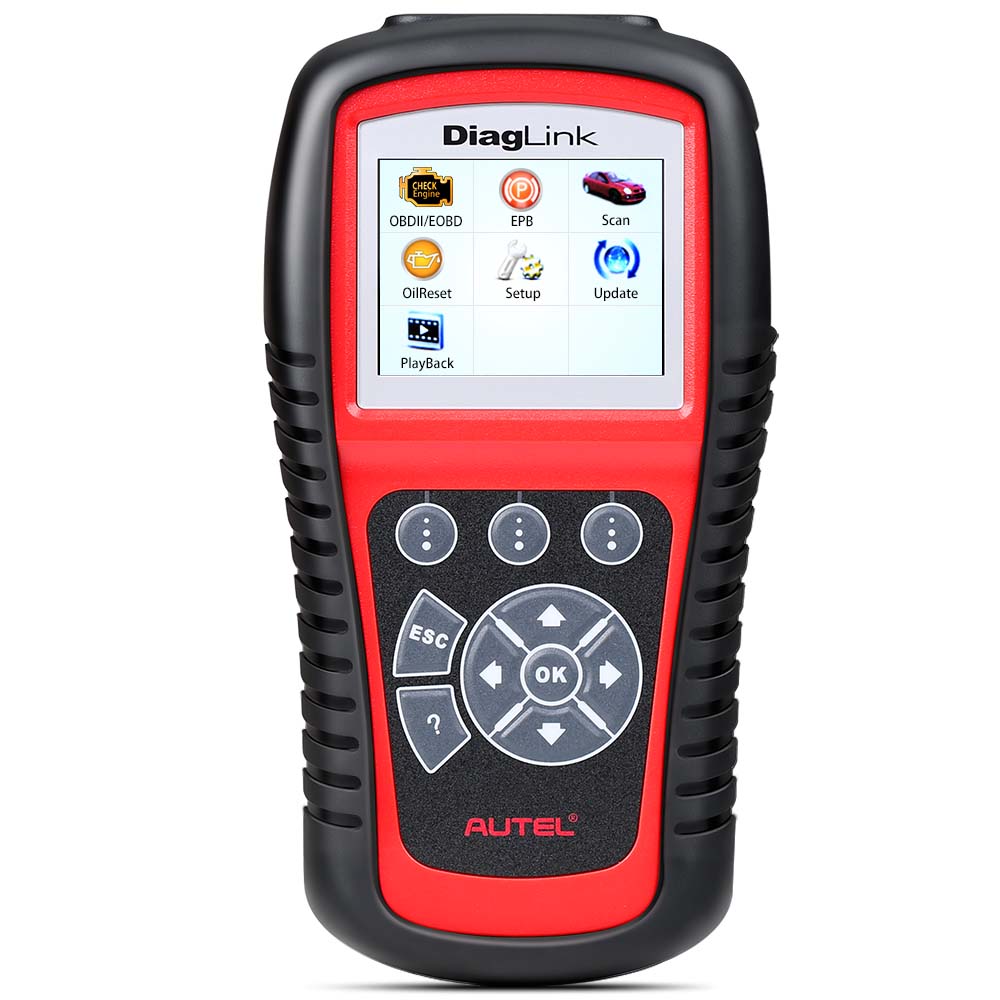 Autel DiagLink OBD2 Diagnostic Scanner Car ABS Airbag EPB Oil Reset Service Tool 