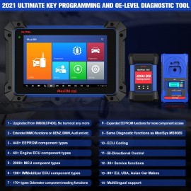 Autel MaxiIM IM608 Pro with IMMO XP400 Pro Key Programming Tool J2534 Reprogrammer, 30+ Services Functions All Systems Diagnosis