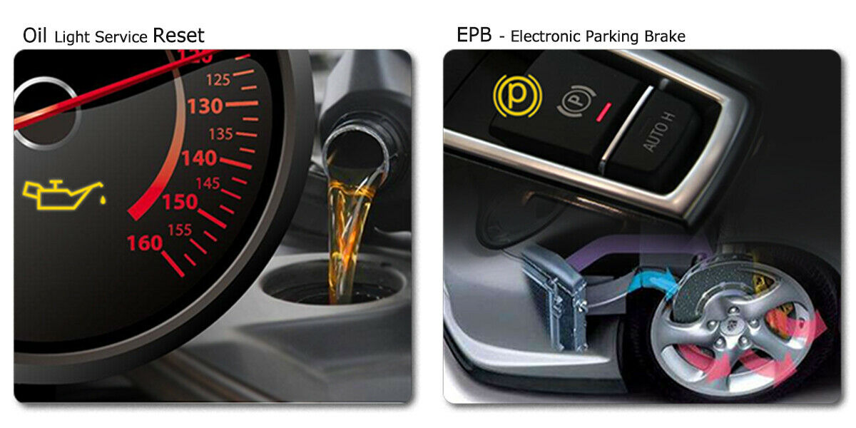 MaxiCheck Pro Oil Reset and EPB Functions Display