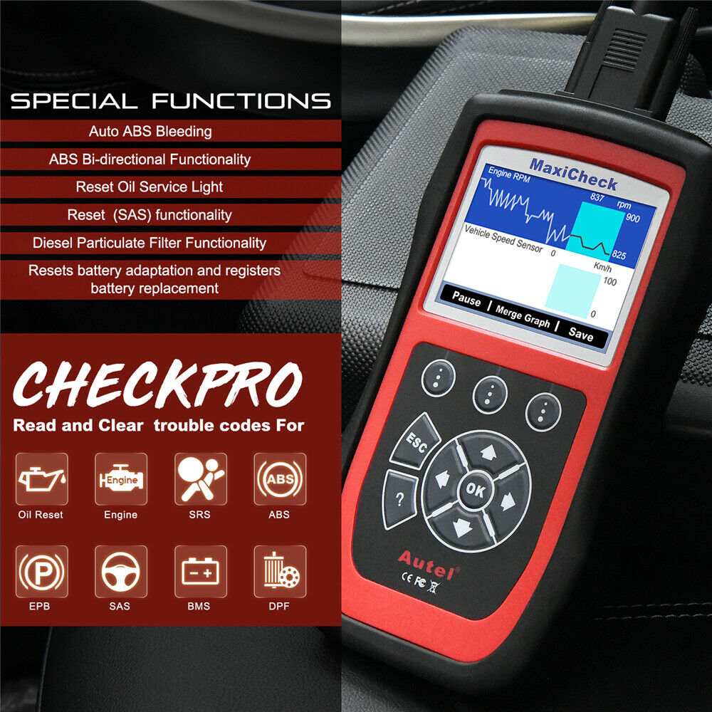 MaxiCheck Pro  Special Functions Display